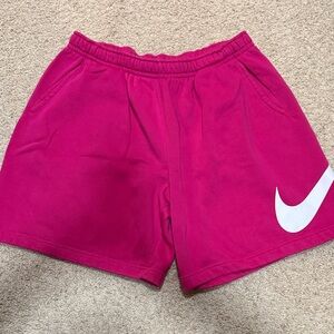 Nike Men's Fuchsia Athletic Shorts
